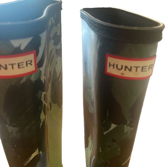 Hunter Original Limited Edition Tall Botanical Print Wellington Boot Siz… - Picture 5 of 12